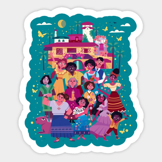 La Familia Sticker by risarodil